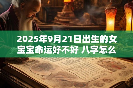 2025年9月21日出生的女宝宝命运好不好 八字怎么样