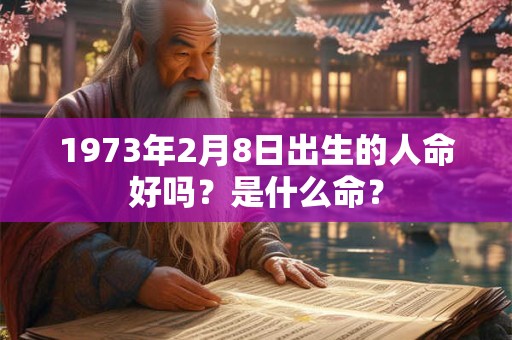 1973年2月8日出生的人命好吗？是什么命？