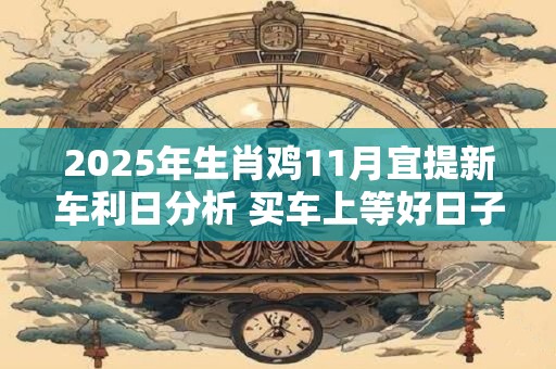 2025年生肖鸡11月宜提新车利日分析 买车上等好日子