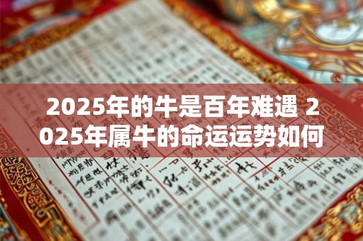 2025年的牛是百年难遇 2025年属牛的命运运势如何
