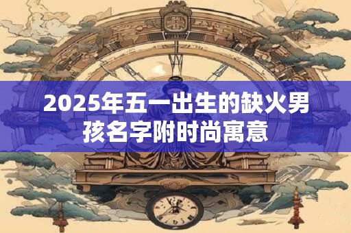 2025年五一出生的缺火男孩名字附时尚寓意