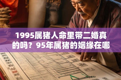 1995属猪人命里带二婚真的吗？95年属猪的姻缘在哪一年？