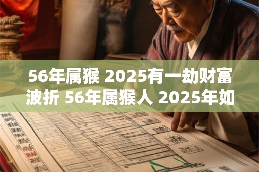 56年属猴 2026有一劫财富波折 56年属猴人 2026年如何旺财 56年属猴 2026有一劫财富波折 56年属猴人 2026年如何旺财