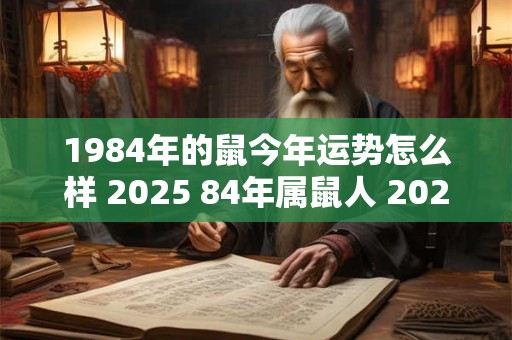 1984年的鼠今年运势怎么样 2025 84年属鼠人 2025年运气