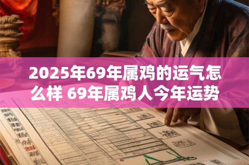 2025年69年属鸡的运气怎么样 69年属鸡人今年运势