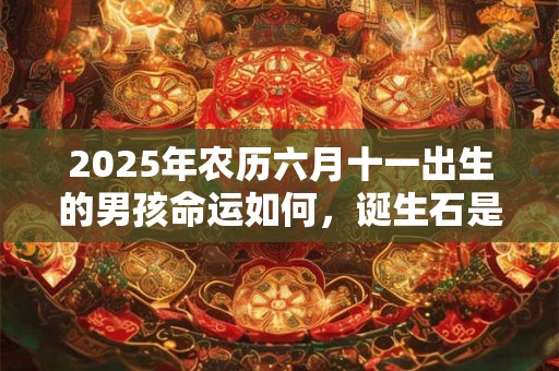 2025年农历六月十一出生的男孩命运如何，诞生石是什么？