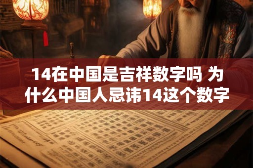 14在中国是吉祥数字吗 为什么中国人忌讳14这个数字