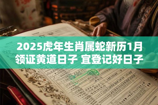 2025虎年生肖属蛇新历1月领证黄道日子 宜登记好日子分析