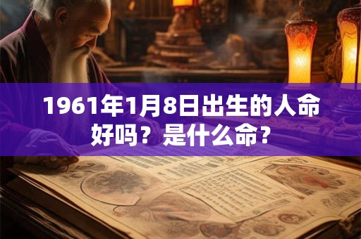 1961年1月8日出生的人命好吗？是什么命？