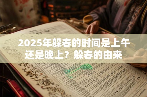 2025年躲春的时间是上午还是晚上？躲春的由来