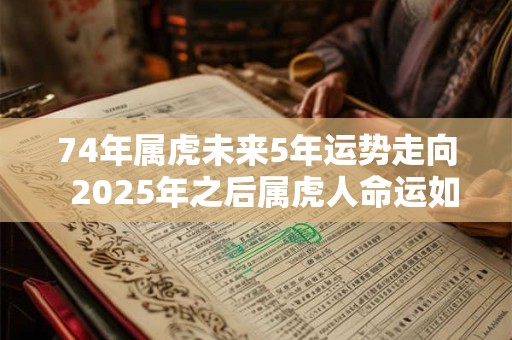 74年属虎未来5年运势走向  2025年之后属虎人命运如何