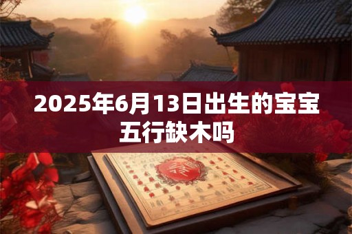 2025年6月13日出生的宝宝五行缺木吗