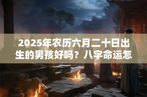 2025年农历六月二十日出生的男孩好吗？八字命运怎么样