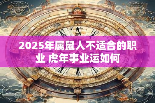 2025年属鼠人不适合的职业 虎年事业运如何