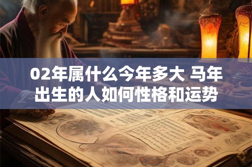 02年属什么今年多大 马年出生的人如何性格和运势