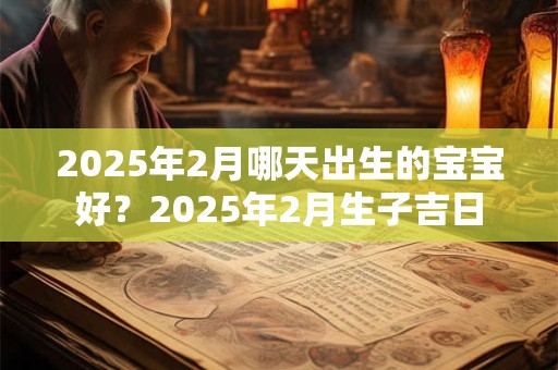 2025年2月哪天出生的宝宝好？2025年2月生子吉日