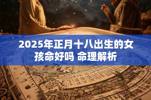 2025年正月十八出生的女孩命好吗 命理解析
