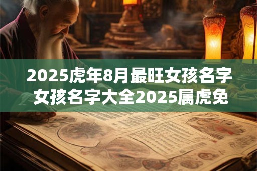 2025虎年8月最旺女孩名字 女孩名字大全2025属虎免费 2025虎年8月最旺女孩名字 女孩名字大全2025属虎免费