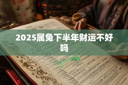 2025属兔下半年财运不好吗