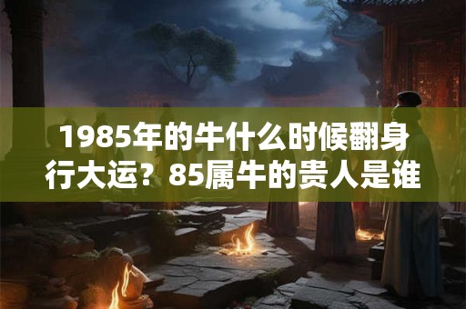 1985年的牛什么时候翻身行大运?85属牛的贵人是谁? 1985年的牛什么时候翻身行大运?85属牛的贵人是谁?