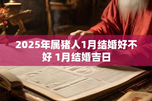 2025年属猪人1月结婚好不好 1月结婚吉日