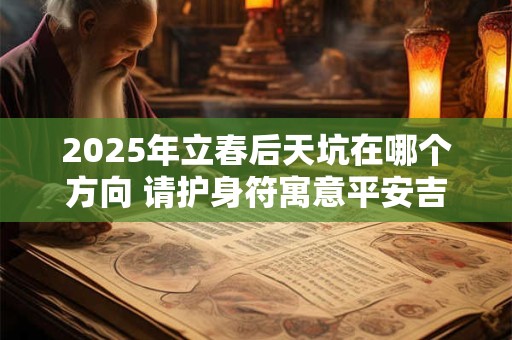 2025年立春后天坑在哪个方向 请护身符寓意平安吉祥
