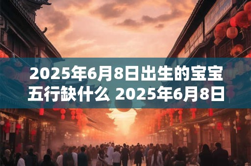 2025年6月8日出生的宝宝五行缺什么 2025年6月8日的宝宝五行缺失何种属性