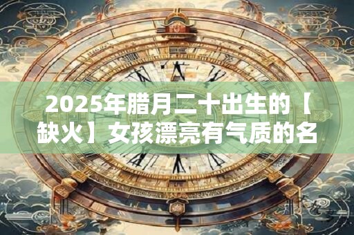 2025年腊月二十出生的【缺火】女孩漂亮有气质的名字精选