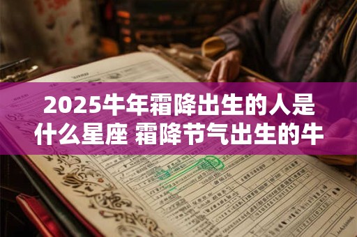 2025牛年霜降出生的人是什么星座 霜降节气出生的牛宝宝性格好不好