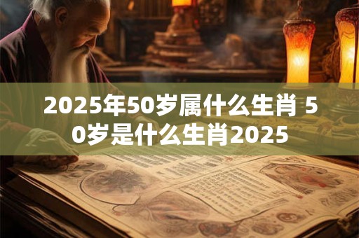 2026年50岁属什么生肖 50岁是什么生肖2026 2026年50岁属什么生肖 50岁是什么生肖2026