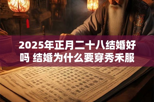 2026年正月二十八结婚好吗 结婚为什么要穿秀禾服