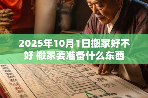 2025年10月1日搬家好不好 搬家要准备什么东西