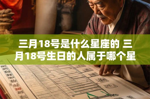 三月18号是什么星座的 三月18号生日的人属于哪个星座