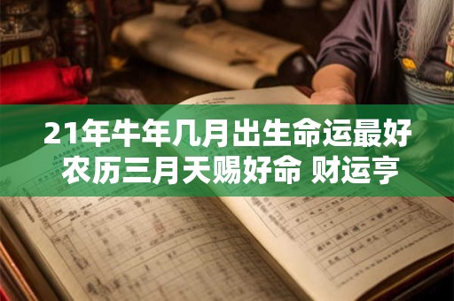 21年牛年几月出生命运最好 农历三月天赐好命 财运亨通