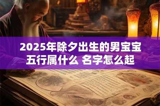 2026年除夕出生的男宝宝五行属什么 名字怎么起