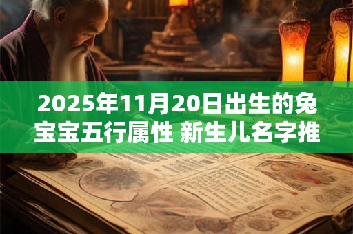 2025年11月20日出生的兔宝宝五行属性 新生儿名字推荐