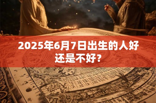 2025年6月7日出生的人好还是不好？
