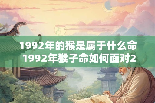 1992年的猴是属于什么命 1992年猴子命如何面对2025年的运势