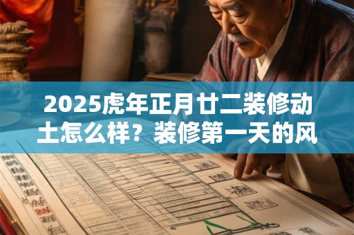 2025虎年正月廿二装修动土怎么样?装修第一天的风水 2025虎年正月廿二装修动土怎么样?装修第一天的风水