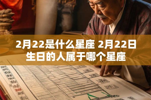 2月22是什么星座 2月22日生日的人属于哪个星座