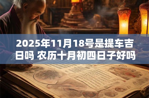 2025年11月18号是提车吉日吗 农历十月初四日子好吗