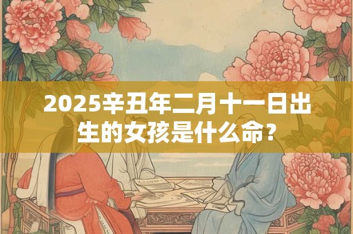 2025辛丑年二月十一日出生的女孩是什么命？