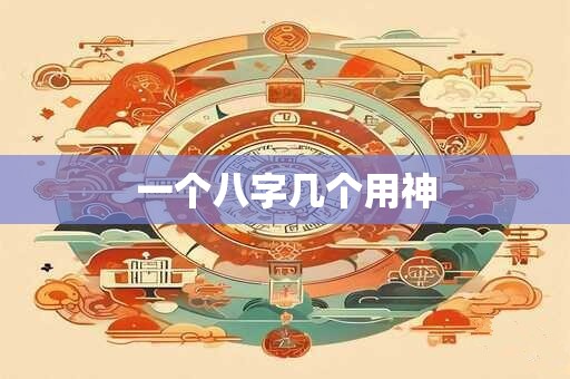 一个八字几个用神