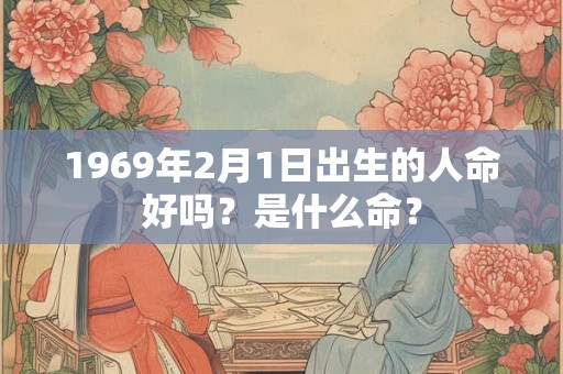 1969年2月1日出生的人命好吗？是什么命？