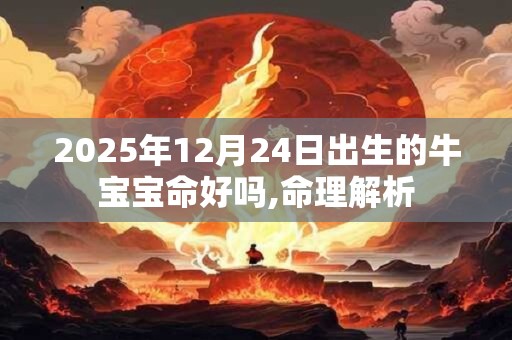 2025年12月24日出生的牛宝宝命好吗,命理解析