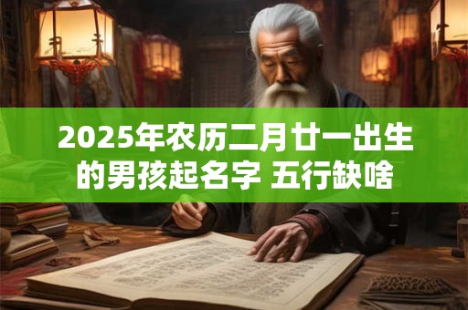 2025年农历二月廿一出生的男孩起名字 五行缺啥