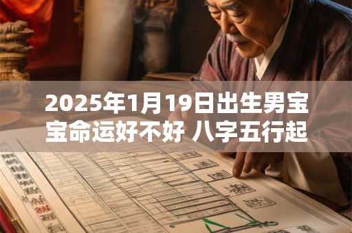 2025年1月19日出生男宝宝命运好不好 八字五行起名最全款