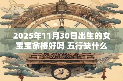 2025年11月30日出生的女宝宝命格好吗 五行缺什么
