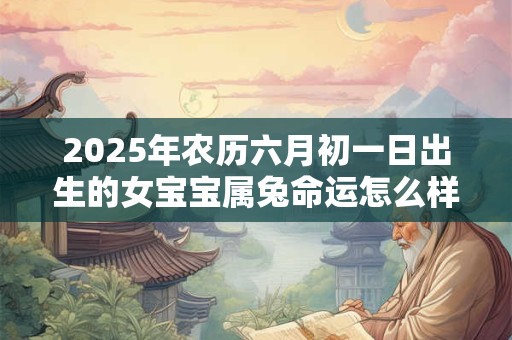 2026年农历六月初一日出生的女宝宝属兔命运怎么样