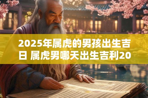 2025年属虎的男孩出生吉日 属虎男哪天出生吉利2025 2025年属虎的男孩出生吉日 属虎男哪天出生吉利2025